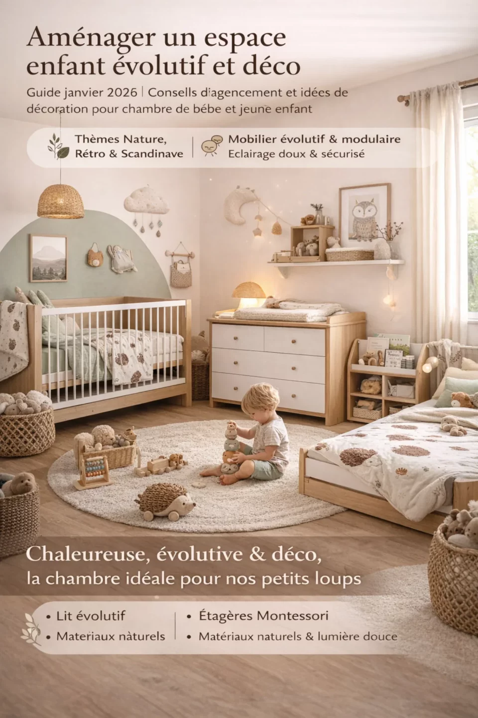 amenager espace enfant evolutif chambre bebe montessori (1)