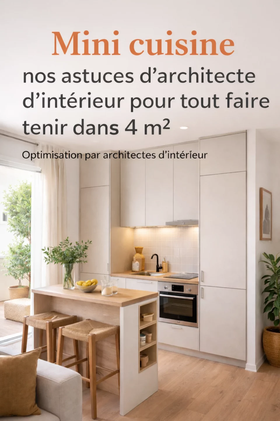 mini cuisine astuces architecte interieur optimisation 4m2