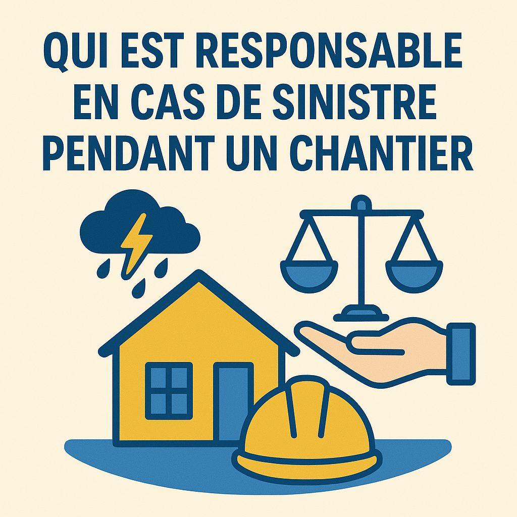 Sinistre pendant un chantier qui est responsable