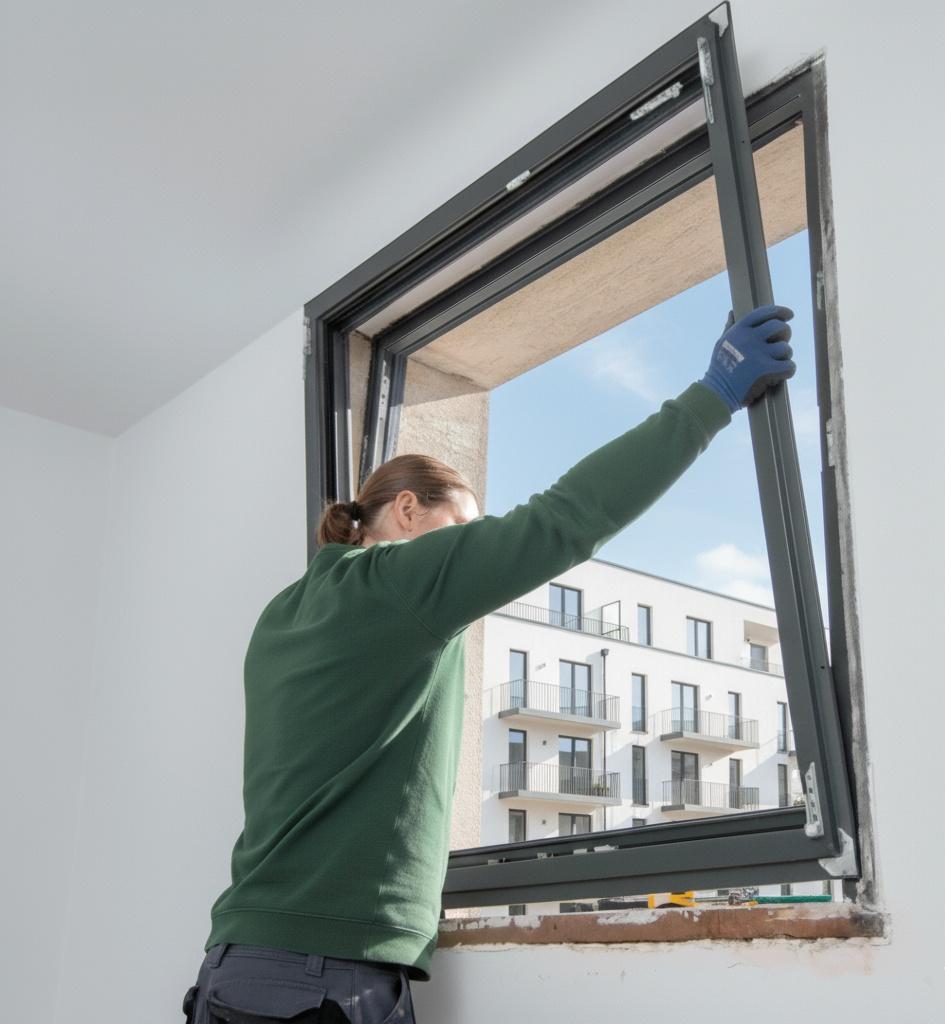 instalacion ventana aislante marco nuevo