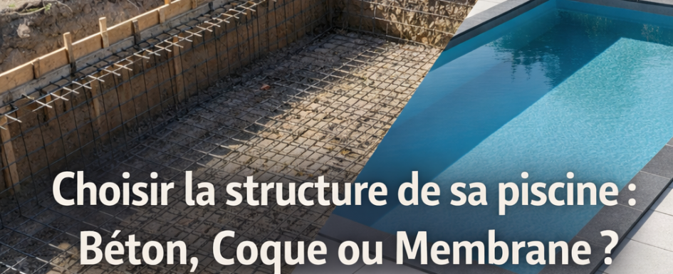 Choisir la structure de sa piscine Béton, Coque ou Membrane