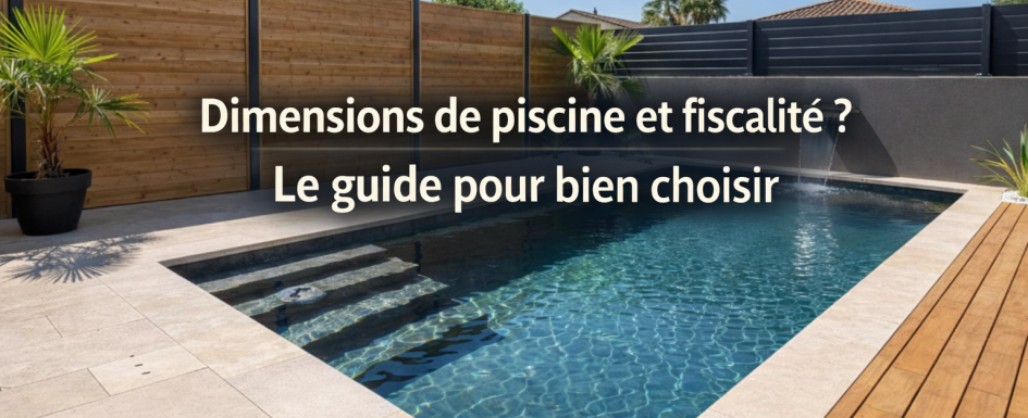 Dimensions de piscine et fiscalité