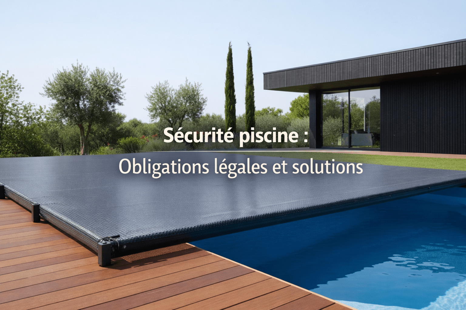 Sécurité piscine Les obligations légales et les meilleures solutions