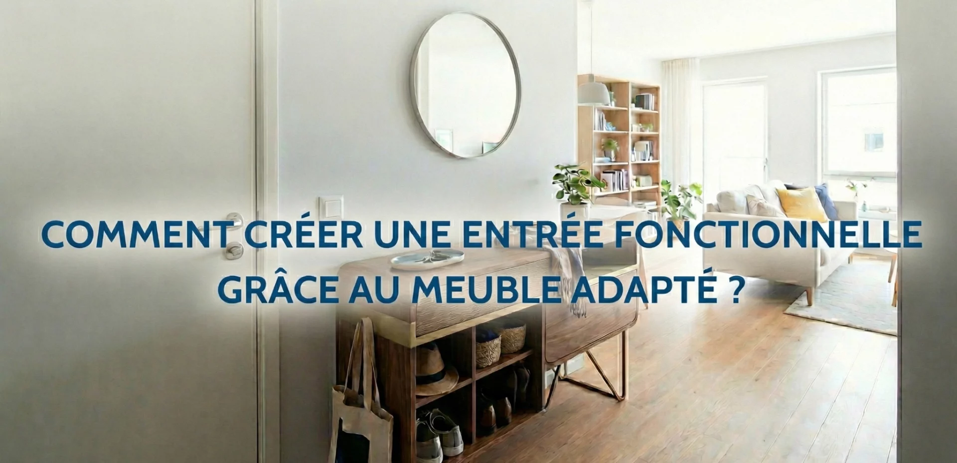 entree fonctionnelle meuble