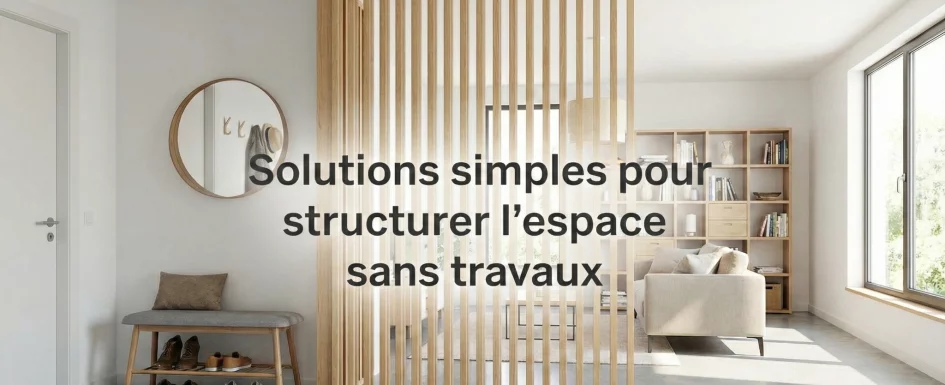 structurer espace sans travaux