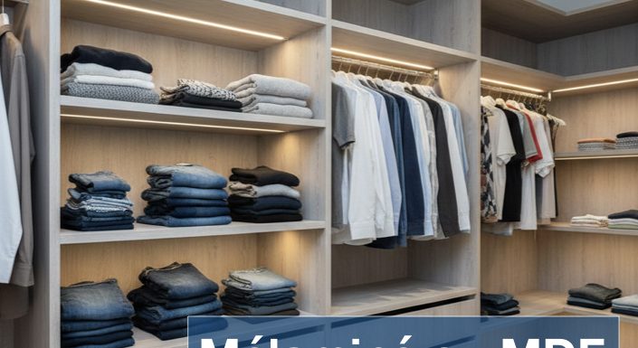 Mélaminé ou MDF quel matériau choisir pour vos étagères de dressing