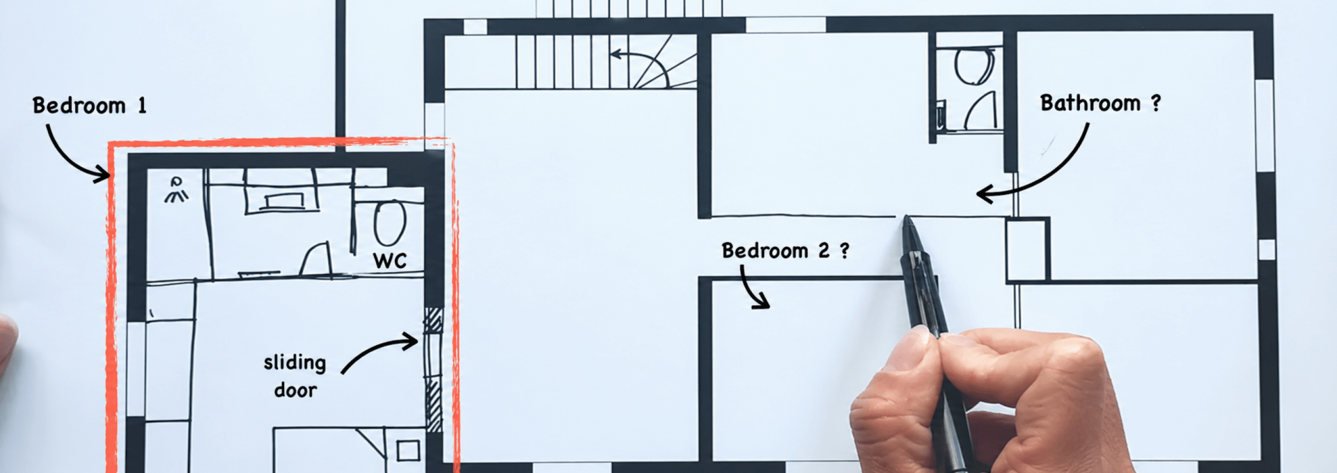 How to Create 4 Bedrooms Upstairs in a 145 m² House