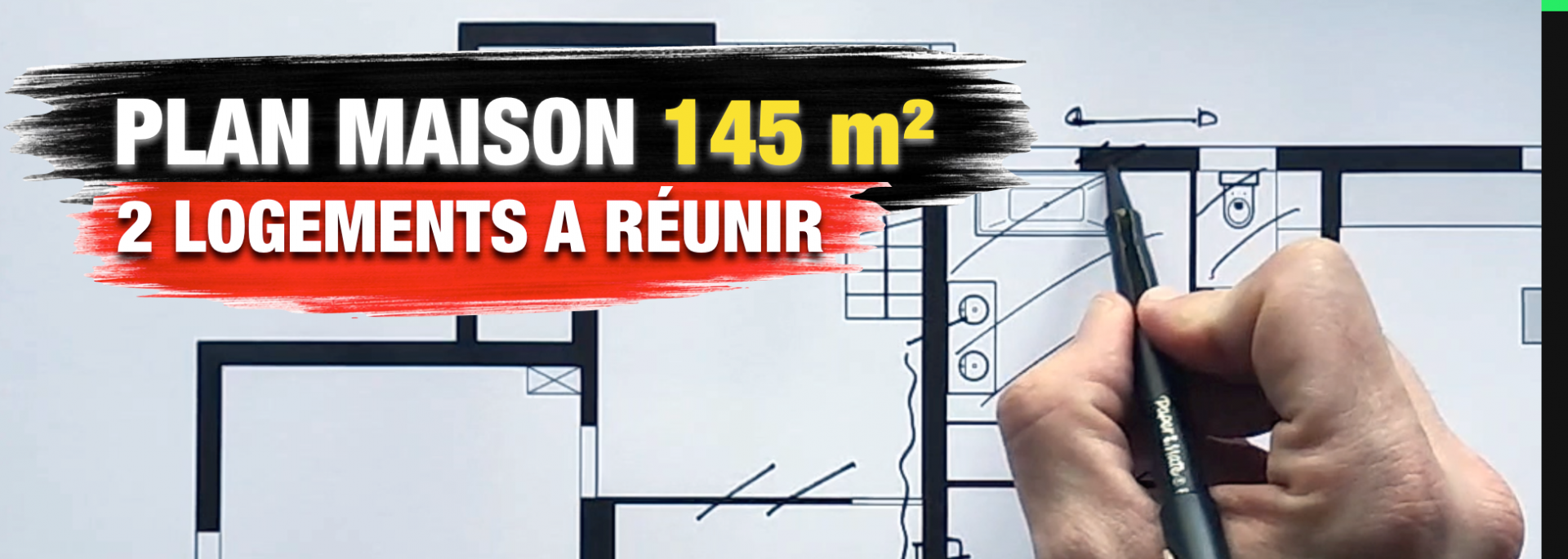 réunir 2 logements pour créer une maison familiale au RDC
