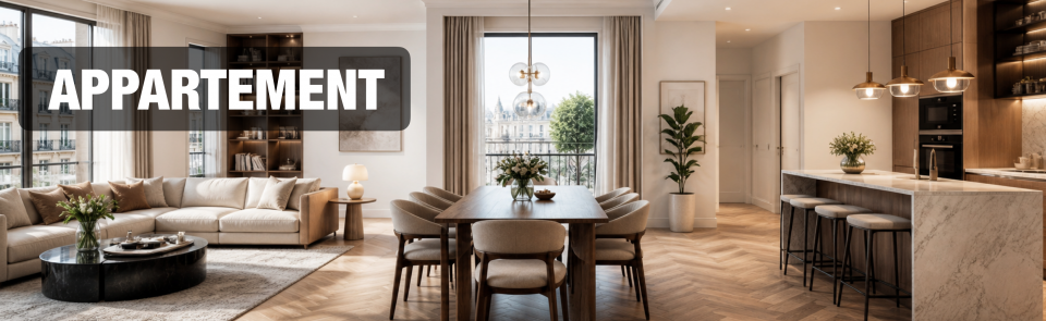 Appartement : rénovation, redistribution et aménagement par architecte d'intérieur - Pétale de Carreaux