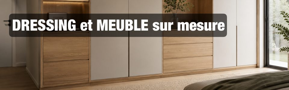 Aménagement dressing et meuble sur mesure : conception sur mesure par architecte d'intérieur - Pétale de Carreaux