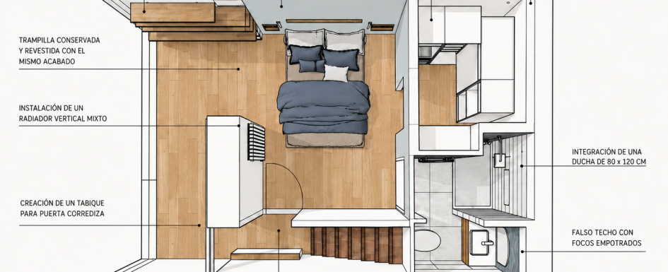 suite dormitorio bano vestidor es clean