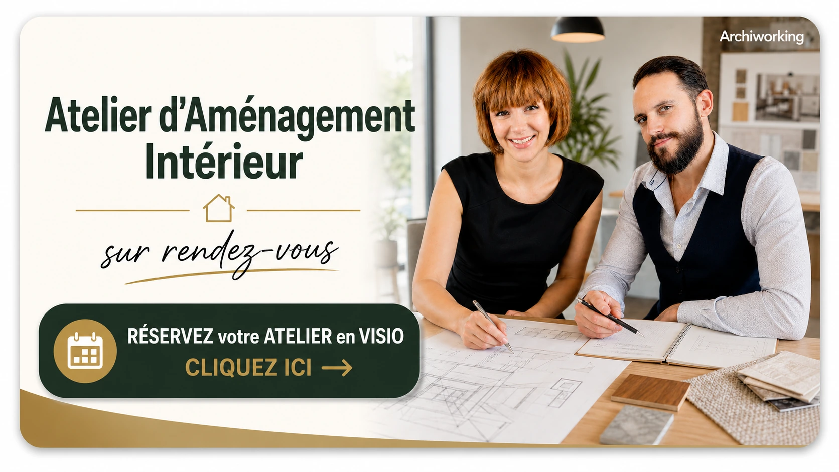 Réserver l'Atelier d'Aménagement Intérieur ArchiWorking en visioconférence