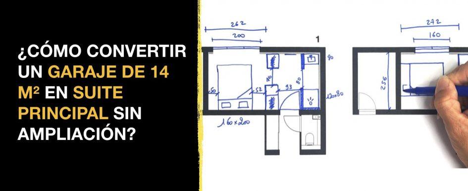 garaje de 14 m² en suite principal