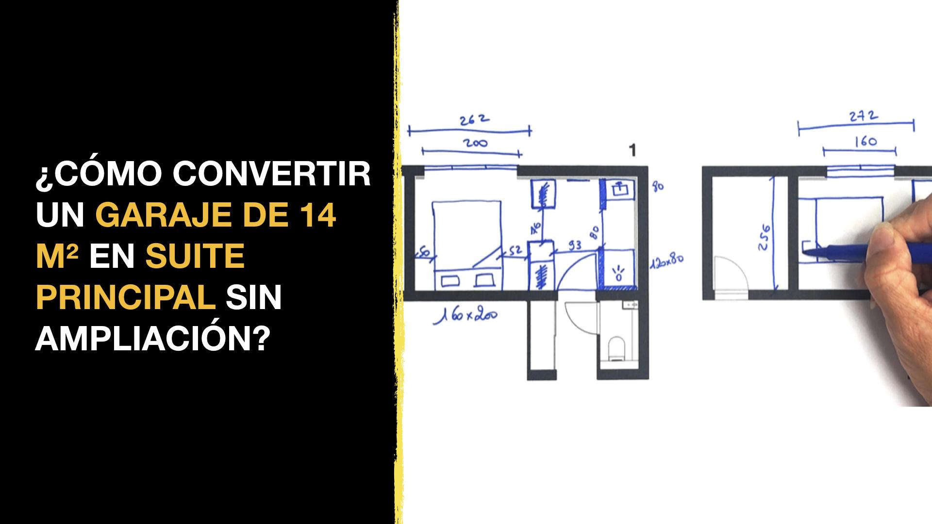 garaje de 14 m² en suite principal