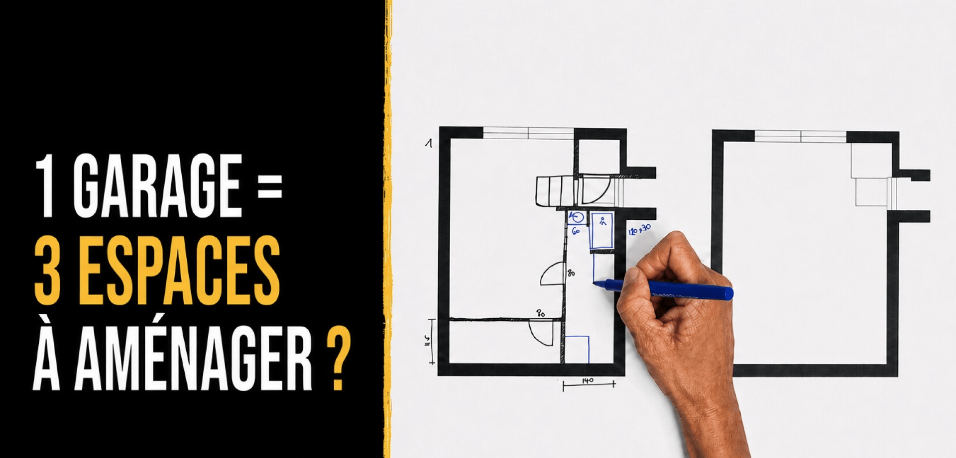 Comment transformer un garage de 23 m² en suite parentale avec salle d’eau, buanderie et rangements